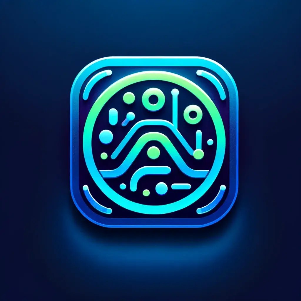 DALL·E-2023-12-17-00.51.13-Create-a-variation-of-the-innovative-app-icon-for-an-AI-based-font-creation-app-using-the-same-electric-blue-and-neon-green-color-palette-but-with-le